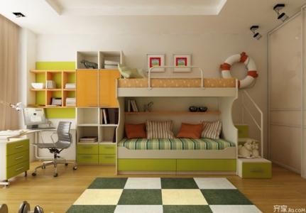 如何布置书房促进孩子学习 卧室书房一体效果图