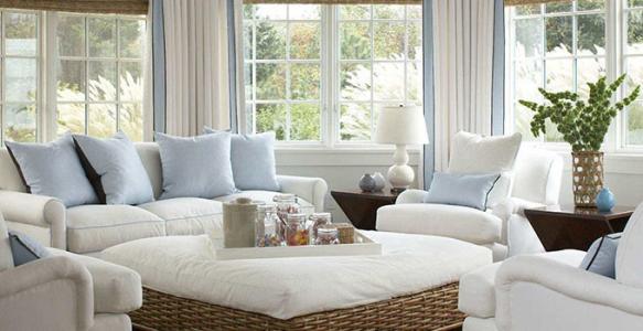 家居风水：沙发与窗帘颜色搭配技巧 客厅窗帘沙发颜色搭配