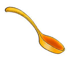 希腊传统勺子转运方法 勺子下有个正方形