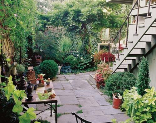 关于庭院绿化风水的知识 自家小院花园设计图片