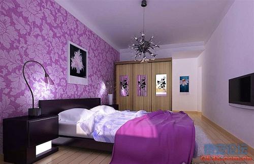 卧室墙能漆紫色吗 紫色卧室风水好吗 卧室颜色风水