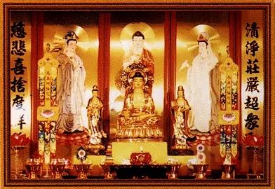 佛堂上所供养的佛像有那些? 供奉佛像