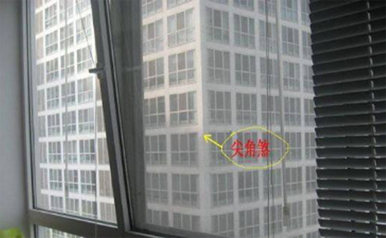 窗户外出现尖利建筑物对风水的影响 窗户属于建筑物吗
