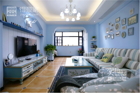 浅蓝色客厅好不好告诉你客厅颜色风水重要性 浅蓝色客厅