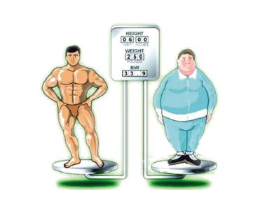 体型胖瘦对运势有多大影响 胖瘦对比照