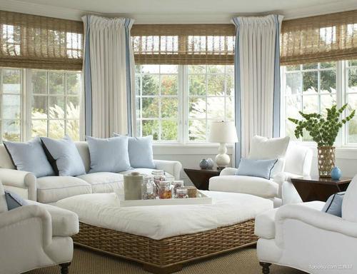 客厅沙发与窗帘搭配风水 窗帘沙发
