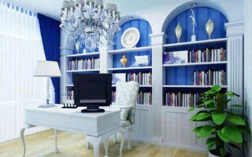书房用蓝色墙纸能提升人的运势吗 书房一般用什么墙纸