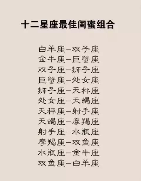 巨蟹座的最佳配对星座有哪些 天蝎座第一金牛座第二 天秤座和什么星座最配