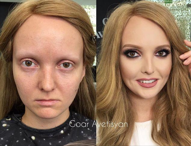 喜欢素颜不喜欢化妆的女生面相 女生化妆前后对比照片